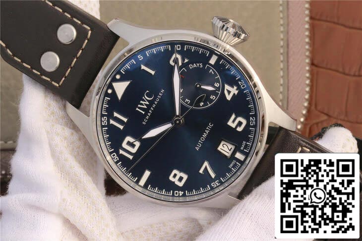 IWC Pilot IW500908 1:1 Best Edition ZF Factory Blue Dial US Replica Watch