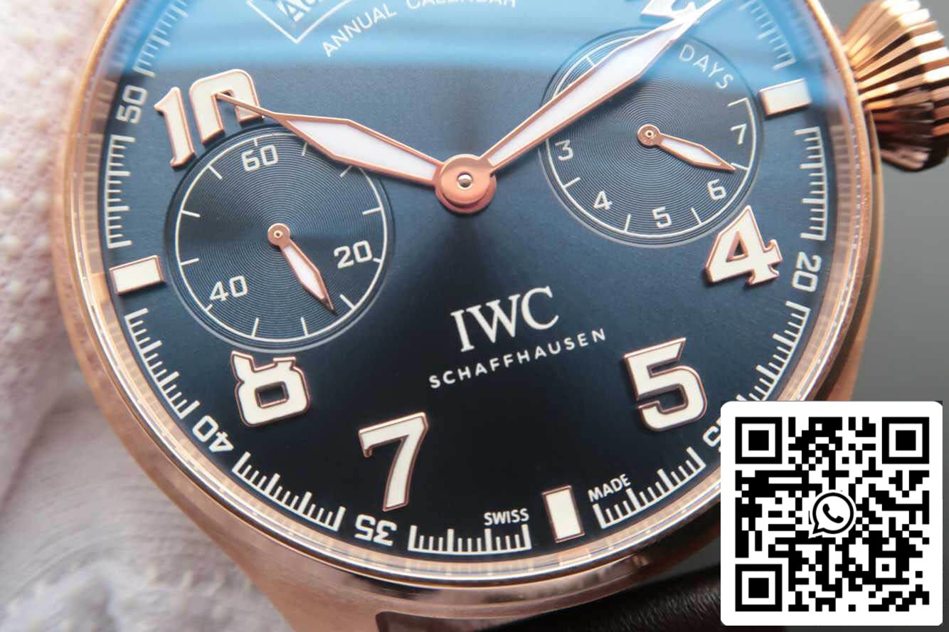 IWC Pilot IW502701 1:1 Best Edition ZF Factory Blue Dial US Replica Watch