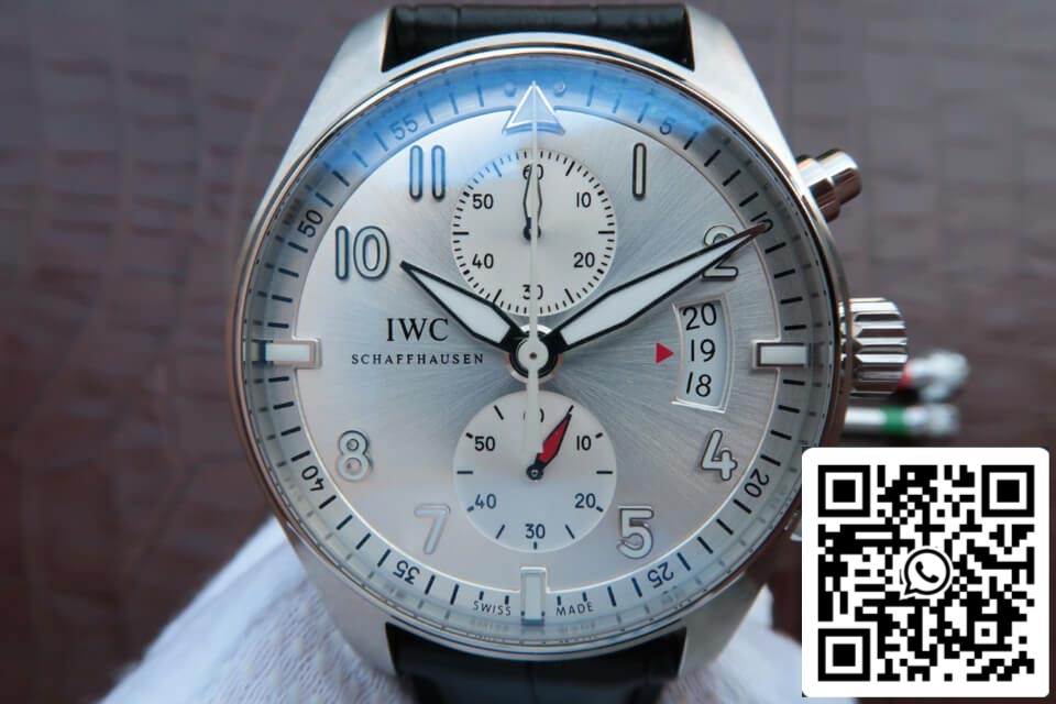 IWC Pilot JU-AIR Special Edition IW387809 1:1 Best Edition ZF Factory Rhodium Dial US Replica Watch