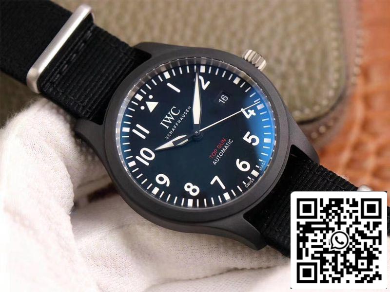 IWC Pilot Top Gun IW326901 1:1 Best Edition MKS Factory Black Dial Swiss ETA2892 US Replica Watch