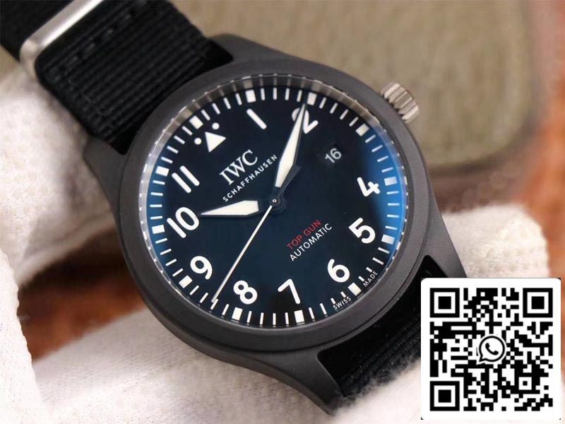 IWC Pilot Top Gun IW326901 1:1 Best Edition MKS Factory Black Dial Swiss ETA2892 US Replica Watch