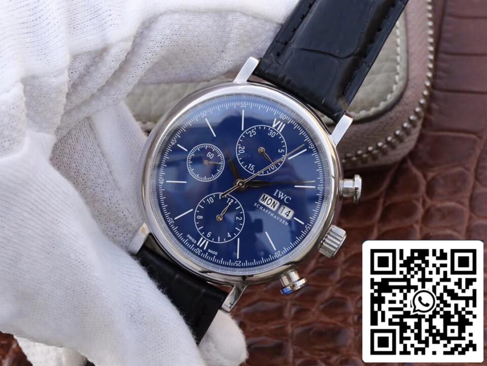 IWC Portofino 150th Anniversary Special Edition IW391023 1:1 Best Edition ZF Factory Blue Dial US Replica Watch