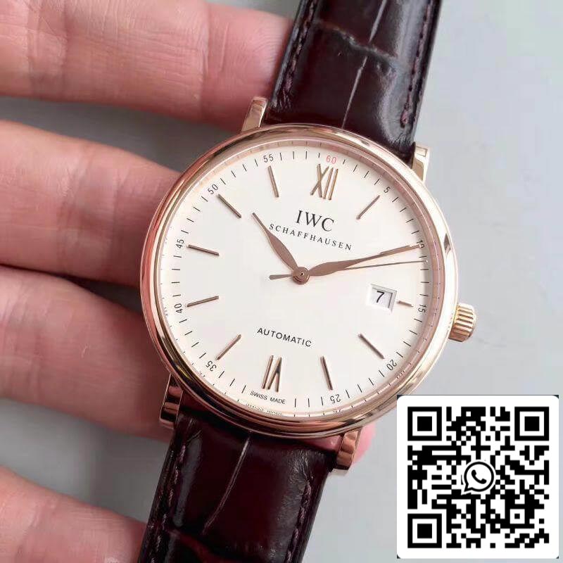 IWC Portofino IW356504 MKS Facroty 1:1 Best Edition Swiss ETA2892 White Dial US Replica Watch