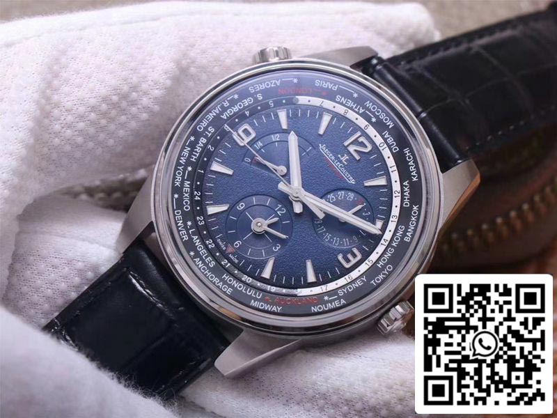 Jaeger LeCoultre Geographic 904847Z 1:1 Best Edition ZF Factory Blue Dial Swiss ETA939A/1 US Replica Watch