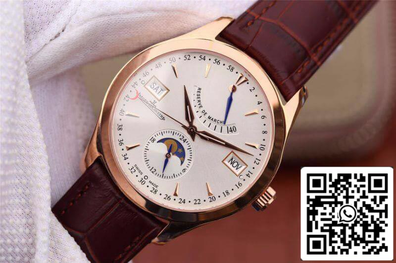 Jaeger-LeCoultre Master Calendar Men Watches 1:1 Best Edition Swiss ETA866 White Dial US Replica Watch