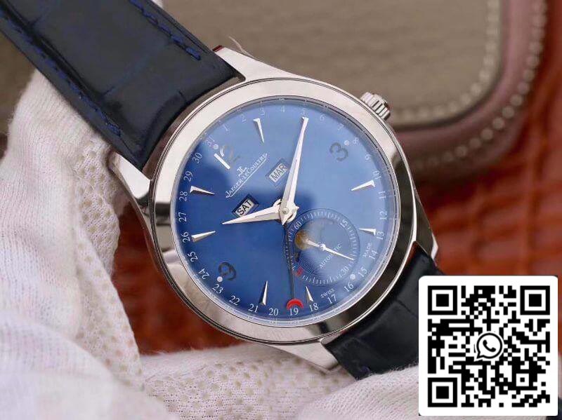 Jaeger-LeCoultre Master Calendar OM Factory Men Watches 1:1 Best Edition Swiss ETA866 Blue Dial US Replica Watch