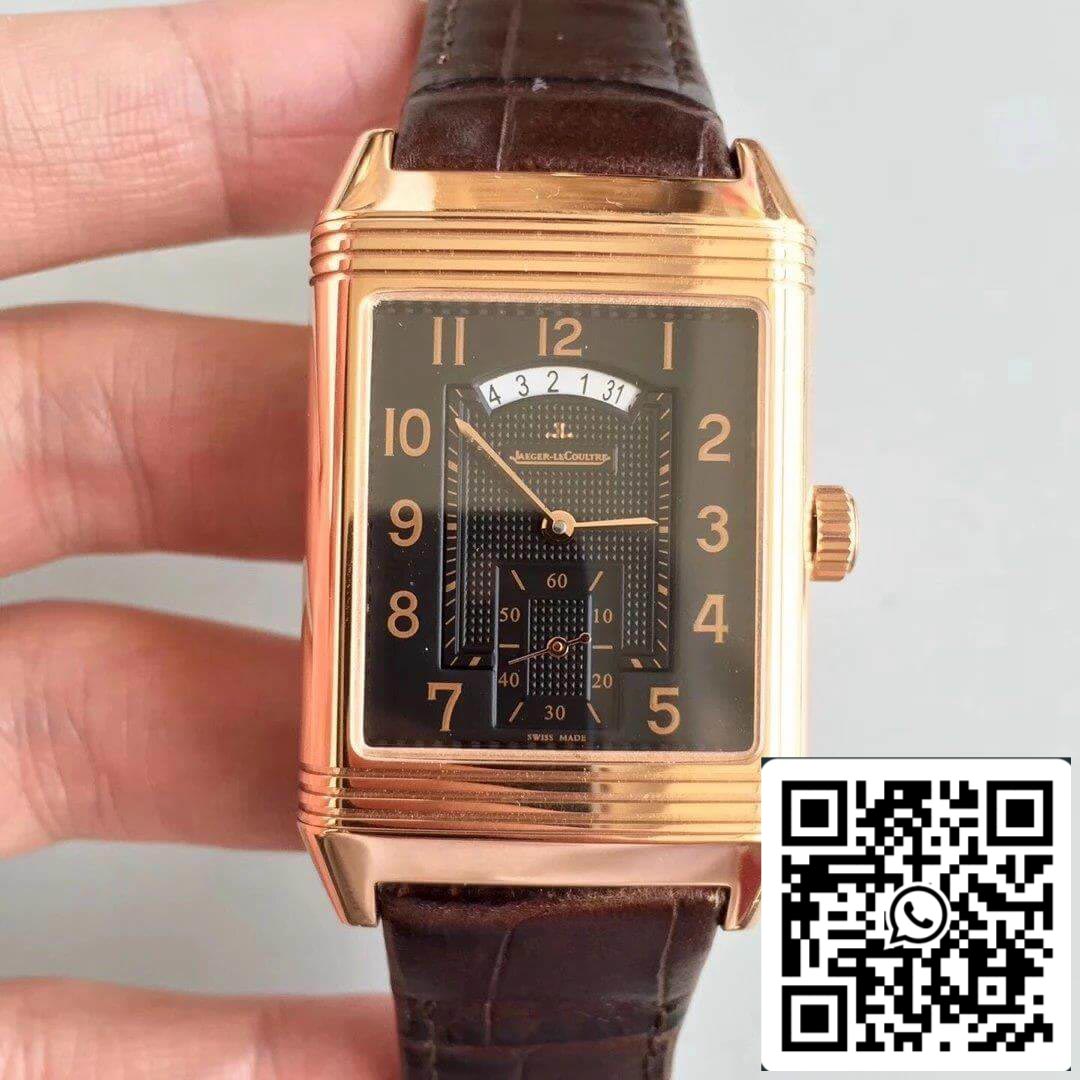 Jaeger-LeCoultre Master Reverso Duo 3908420 1:1 Best Edition Swiss ETA854A/2 US Replica Watch