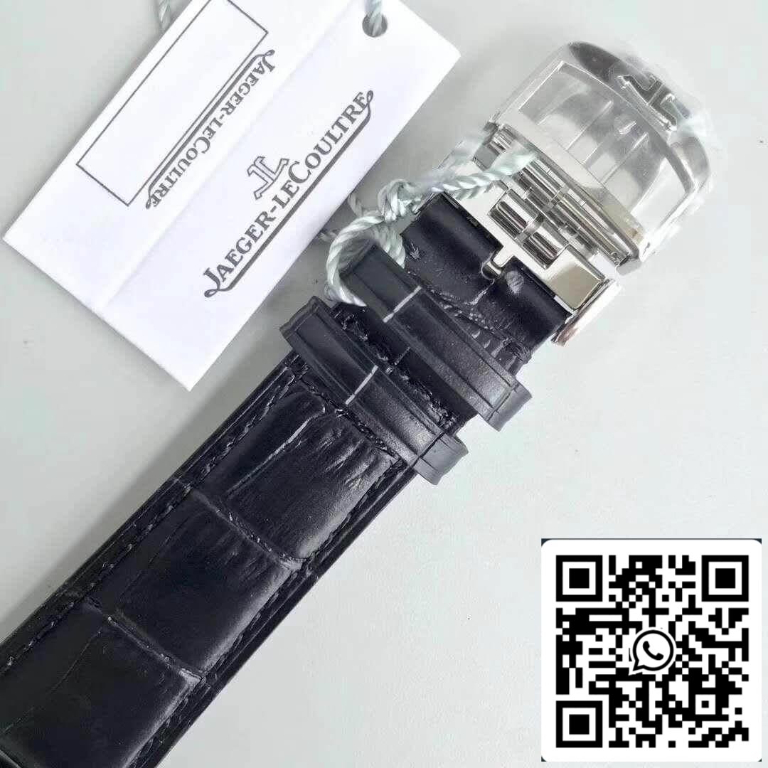 Jaeger-LeCoultre Master Ultra-Thin Q1368420 ZF Factory 1:1 Best Edition Swiss ETA925 Silver Dial Black Leather Strap US Replica Watch