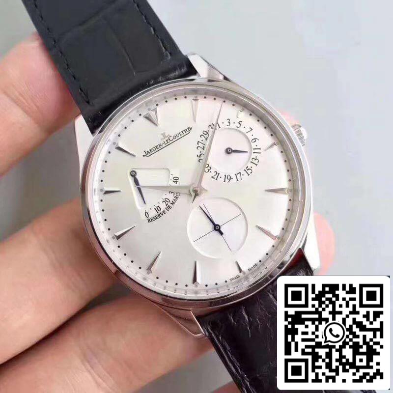 Jaeger-LeCoultre Master Ultra Thin Q1378420 ZF Factory 1:1 Best Edition Swiss ETA938 White Dial US Replica Watch