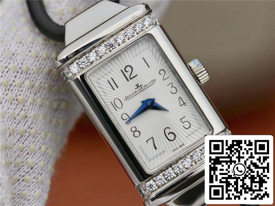 Jaeger LeCoultre Reverso 1:1 Best Edition MG Factory Stainless Steel White Dial US Replica Watch