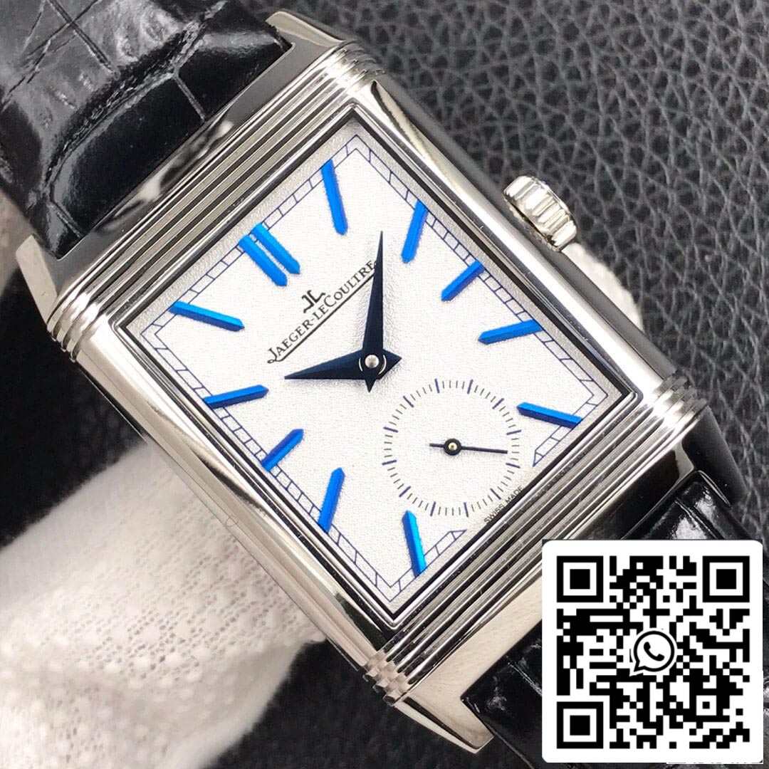 Jaeger LeCoultre Reverso Flip 1:1 Best Edition MG Factory Stainless Steel US Replica Watch