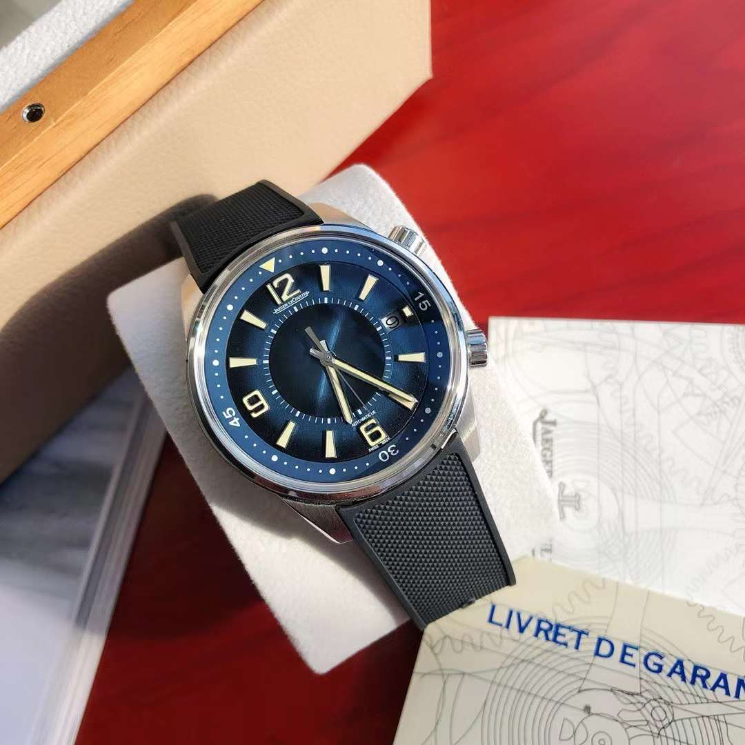 Jaeger Lecoultre Polaris Memovox JQKF  Blue Dial Swiss Original Movement US Replica Watch