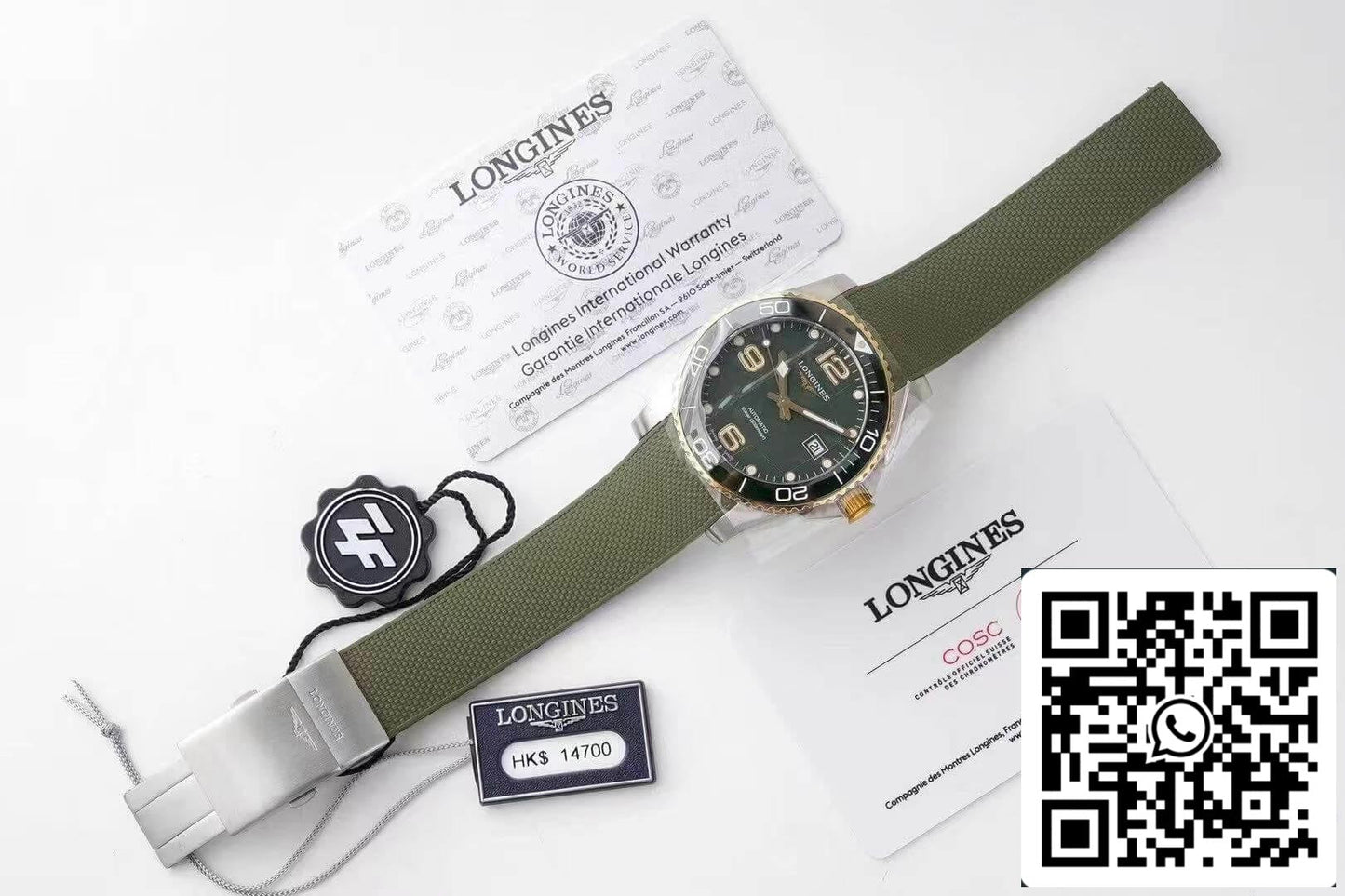 Longines Concas L3.781.3.06.9 1:1 Best Edition ZF Factory Ceramics US Replica Watch