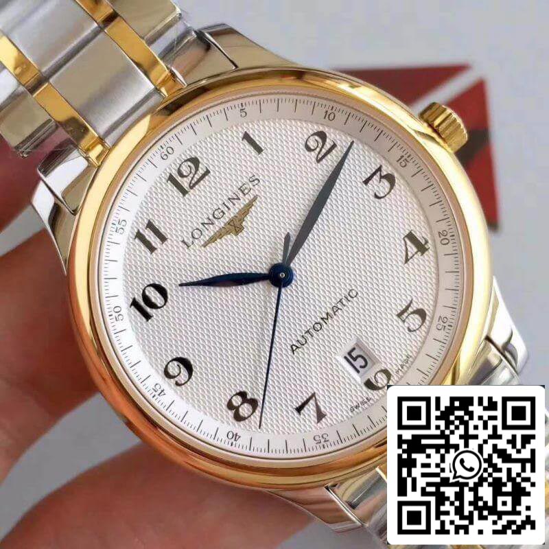 Longines Master Collection KZ Factory 1:1 Best Edition Swiss ETA2824 18K Gold Two Tone Stainless Steel Bracelet US Replica Watch