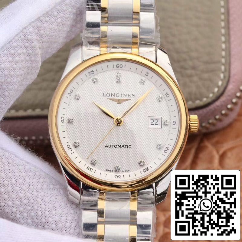 Longines Master Collection L2.793.5.97.7 1:1 Best Edition V9 factory yellow gold bezel Swiss Cal.L888 US Replica Watch