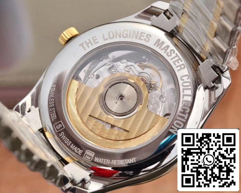 Longines Master Collection L2.793.5.97.7 1:1 Best Edition V9 factory yellow gold bezel Swiss Cal.L888 US Replica Watch