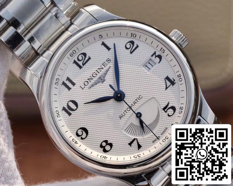 Longines Master Collection L2.908.4.78.6 1:1 Best Edition GS Factory White Dial Swiss Cal.L693 US Replica Watch