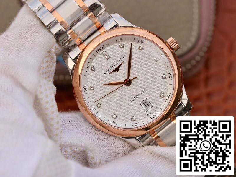 Longines Master Collections L2.628.5.97.7 KY Factory 1:1 Best Edition Swiss ETA2892 White Textured Dial US Replica Watch