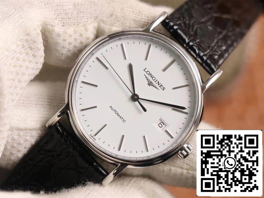 Longines Presence L4.790.4.12.2 1:1 Best Edition KY factory White Dial US Replica Watch