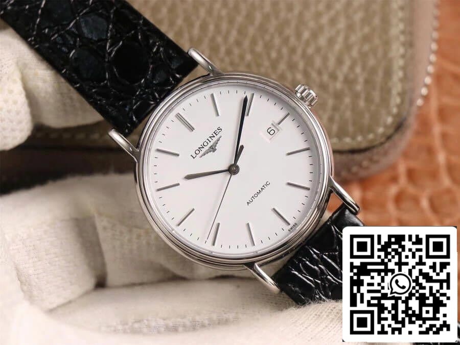 Longines Presence L4.790.4.12.2 1:1 Best Edition KY factory White Dial US Replica Watch