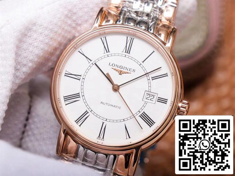 Longines Presence L4.921.1.11.7 1:1 Best Edition RM Factory White Dial Swiss ETA2892 US Replica Watch