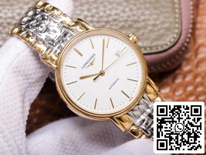 Longines Presence L4.921.2.12.7 1:1 Best Edition RM Factory White Dial Swiss ETA2892 US Replica Watch