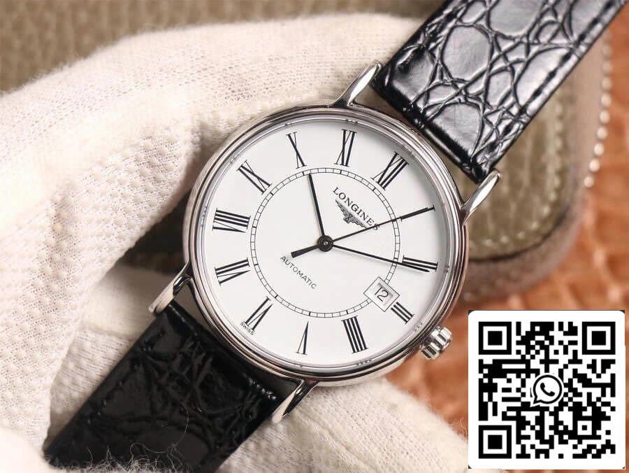 Longines Presence L4.921.4.11.2 1:1 Best Edition KY factory White Dial US Replica Watch