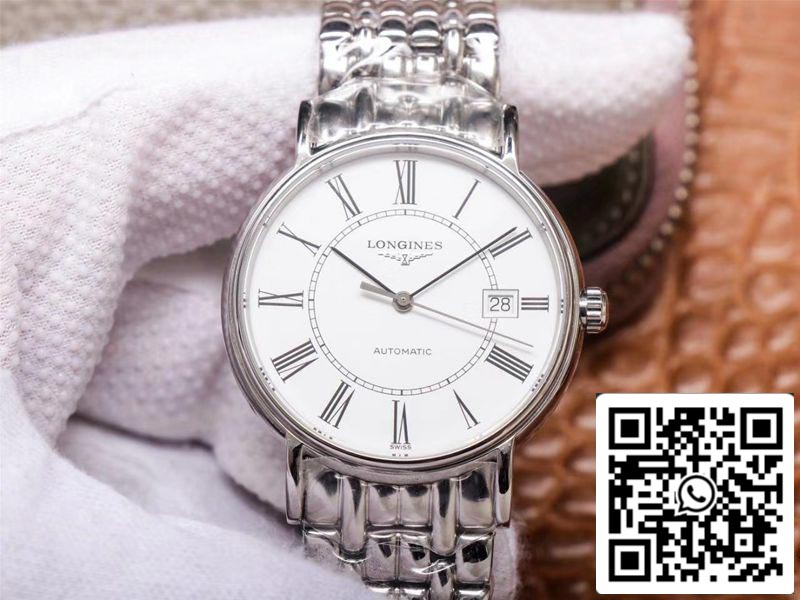 Longines Presence L4.921.4.11.6 1:1 Best Edition RM Factory White Dial Swiss ETA2892 US Replica Watch