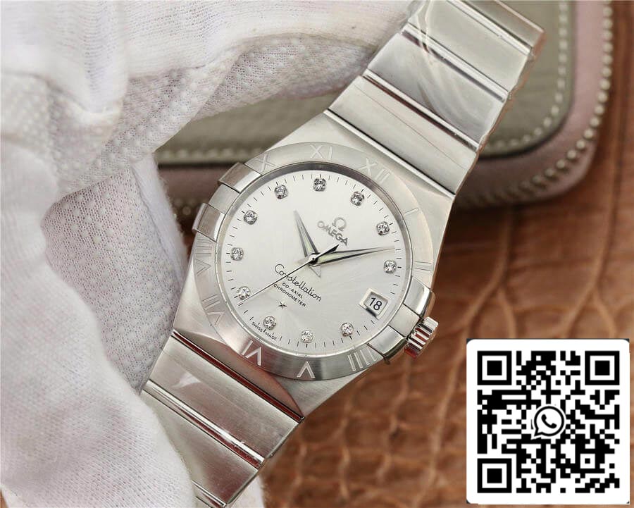 Omega Constellation 123.10.38.21.52.001 1:1 Best Edition VS Factory Diamond-set Dial US Replica Watch