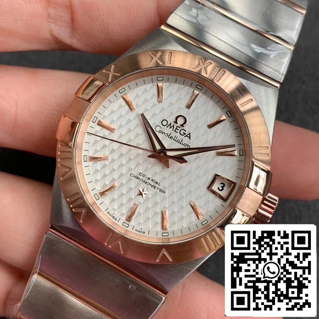 Omega Constellation 123.20.38.21.02.007 1:1 Best Edition VS Factory Silver Dial US Replica Watch