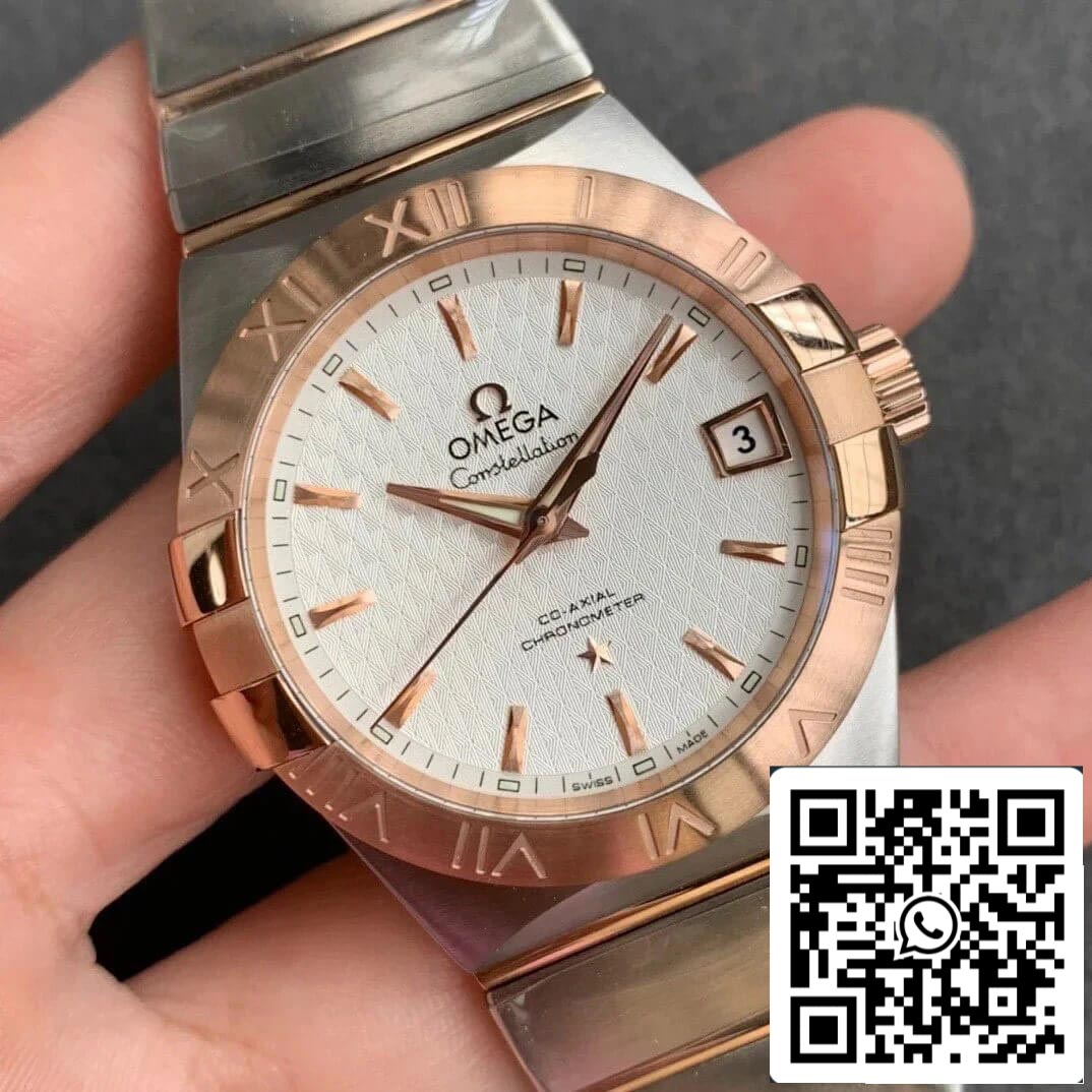 Omega Constellation 123.20.38.21.02.007 1:1 Best Edition VS Factory Silver Dial US Replica Watch