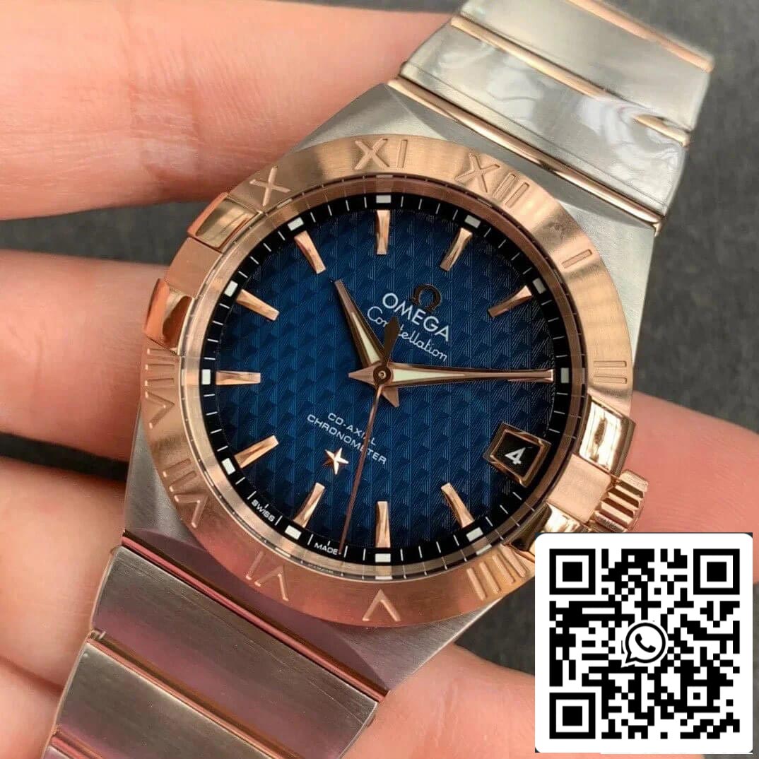 Omega Constellation 123.20.38.21.03.001 1:1 Best Edition VS Factory Blue Dial US Replica Watch