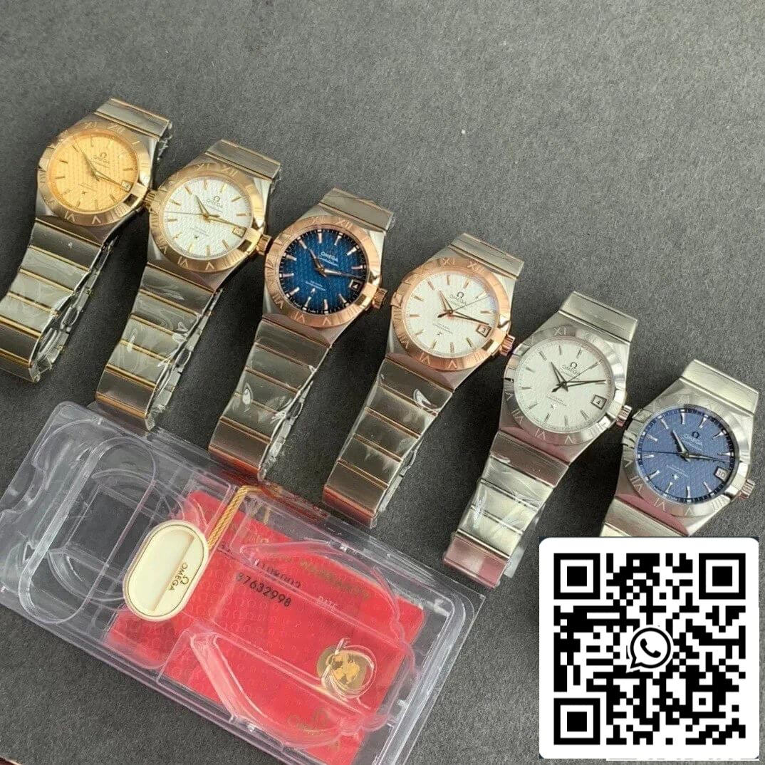 Omega Constellation 123.20.38.21.03.001 1:1 Best Edition VS Factory Blue Dial US Replica Watch