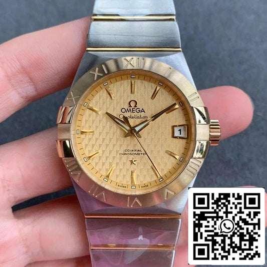 Omega Constellation 123.20.38.21.08.002 1:1 Best Edition VS Factory Champagne Dial US Replica Watch