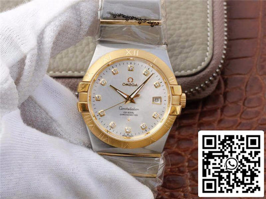 Omega Constellation 123.20.38.21.52.002 V6 Factory 1:1 Best Edition Swiss ETA9015 US Replica Watch