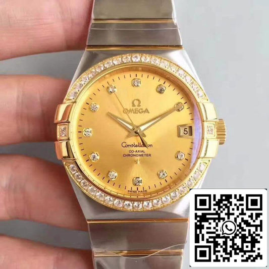 Omega Constellation 123.25.35.20.58.001 3S Factory 1:1 Best Edition Swiss ETA8500 US Replica Watch