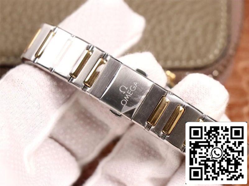 Omega Constellation 131.25.29.20.58.001 1:1 Best Edition 3S Factory V5 Yellow Gold Diamond Bezel Swiss NH05 US Replica Watch