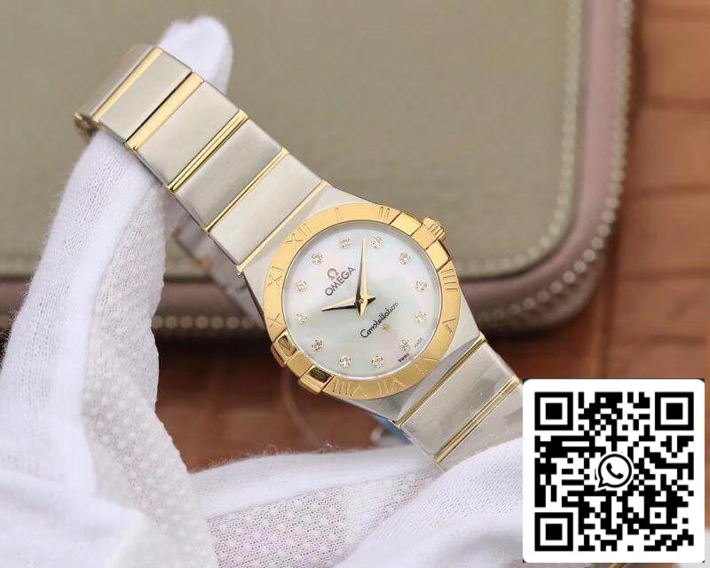 Omega Constellation 27mm Quartz Ladies 1371.71.00 TW Factory 1:1 Best Edition Swiss Eta Quartz 1376 US Replica Watch