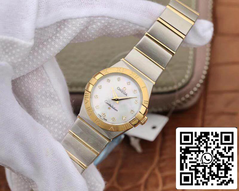 Omega Constellation 27mm Quartz Ladies 1371.71.00 TW Factory 1:1 Best Edition Swiss Eta Quartz 1376 US Replica Watch