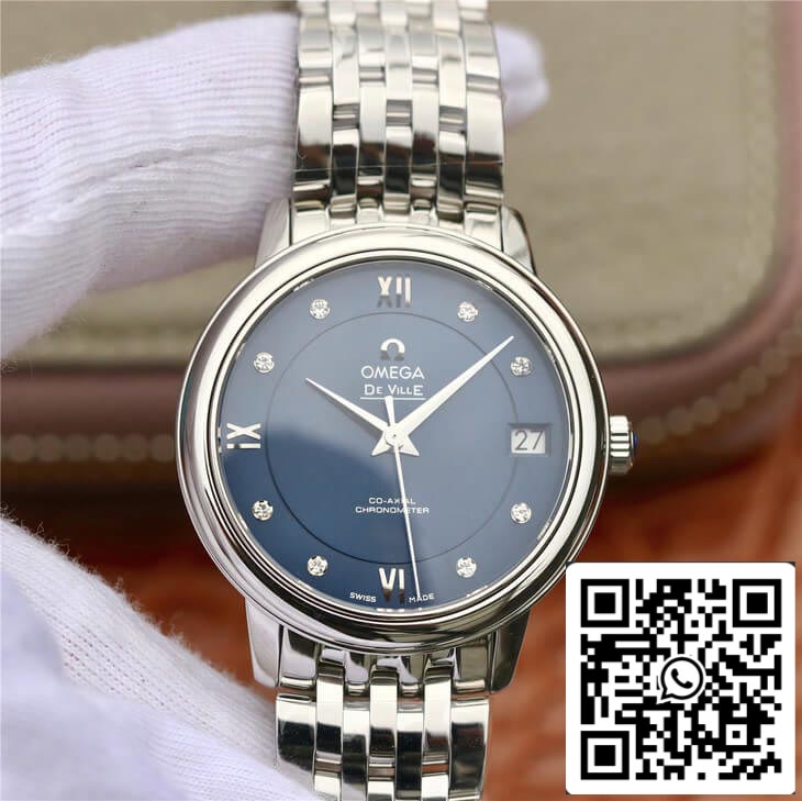 Omega De Ville 424.10.33.20.53.001 1:1 Best Edition MKS Factory Diamond Dial US Replica Watch