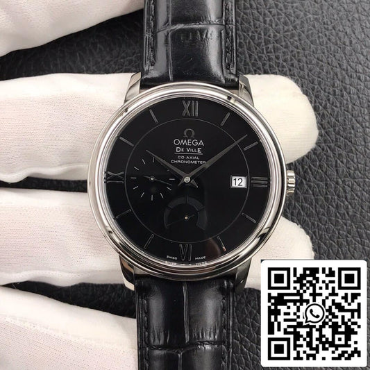 Omega De Ville 424.13.40.21.01.001 1:1 Best Edition ZF Factory Black Dial US Replica Watch