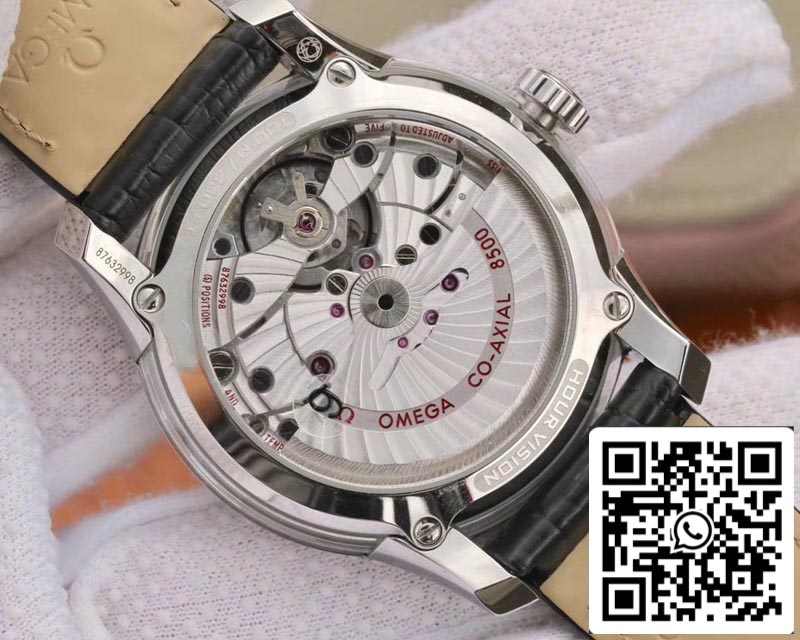 Omega De Ville 431.33.41.21.02.001 1:1 Best Edition VS Factory White Dial Swiss ETA8500 US Replica Watch