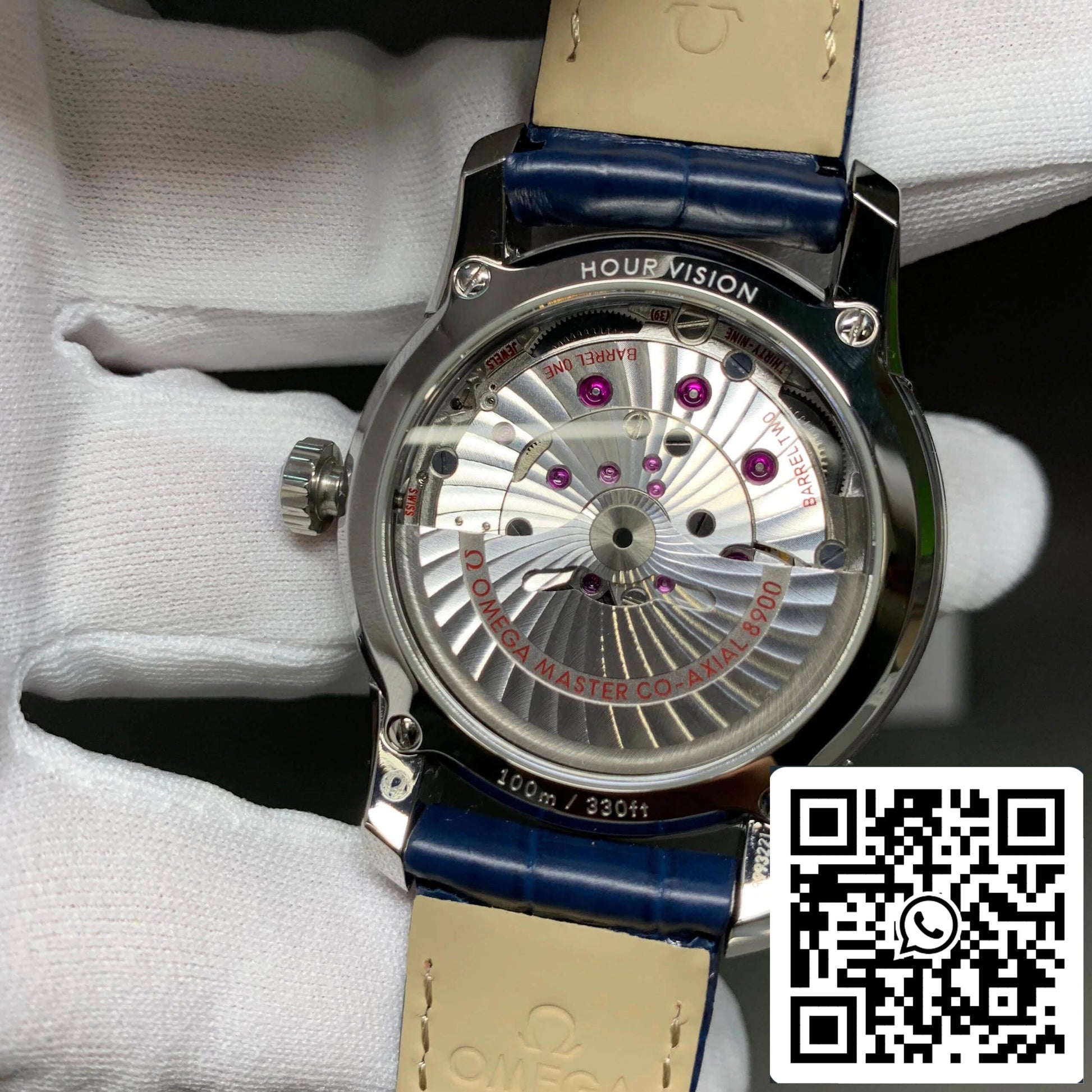 Omega De Ville 433.33.41.21.03.001 1:1 Best Edition VS Factory Blue Dial US Replica Watch