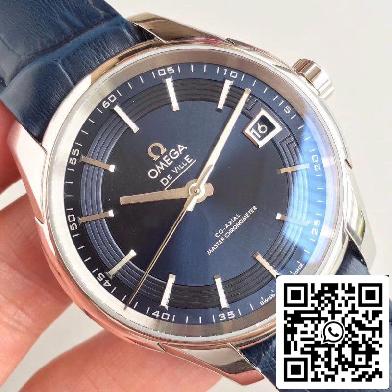 Omega De Ville Hour Vision 431.33.41.21.03.001 3S Factory 1:1 Best Edition Swiss ETA8500 Blue Dial US Replica Watch