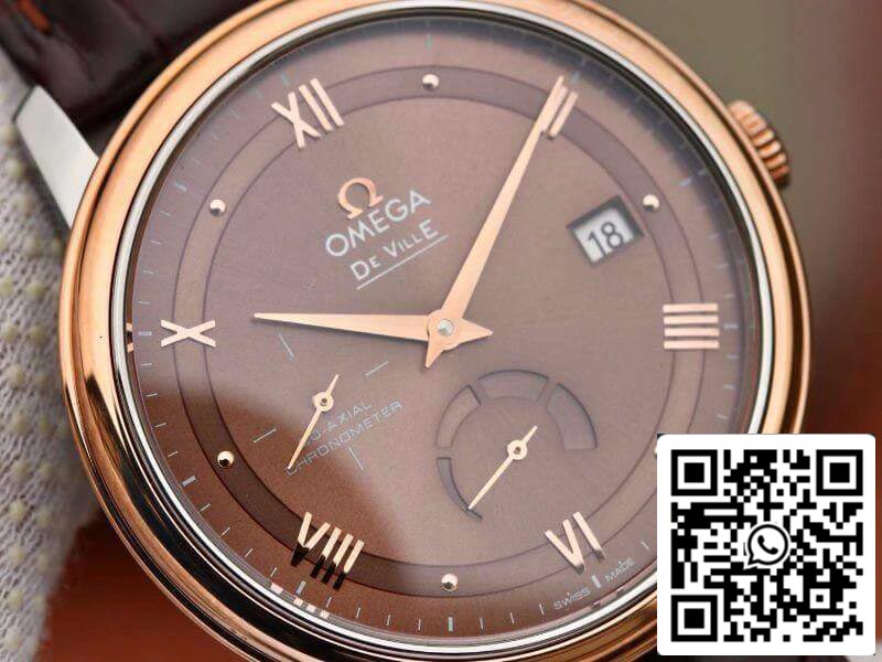 Omega De Ville Prestige 424.23.40.20.13.001 TW Factory 1:1 Best Edition Swiss ETA2824 Brown Dial US Replica Watch