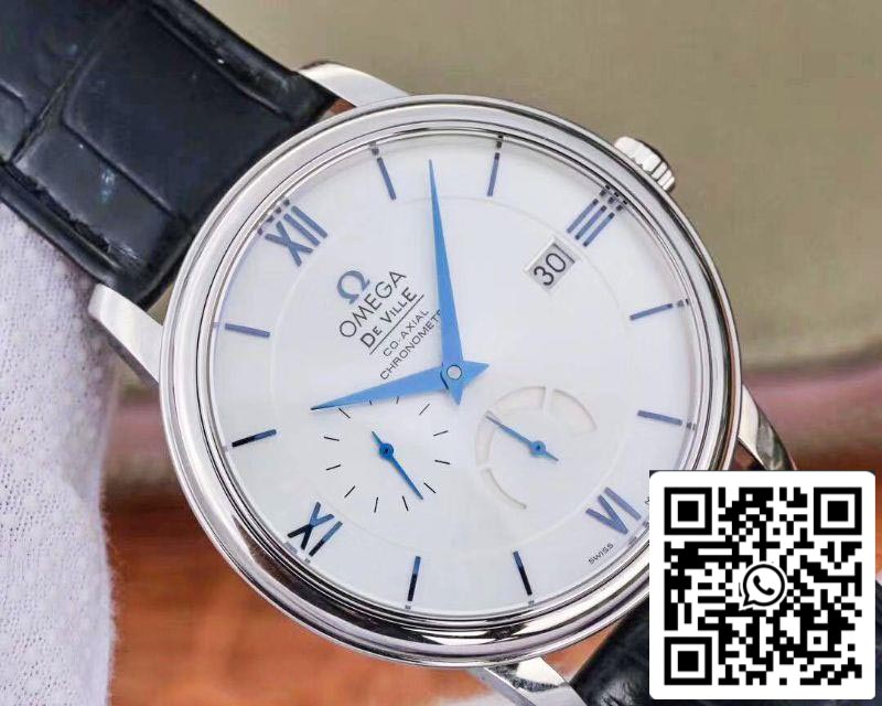 Omega De Ville Series 424.53.40.21.04.001 ZF factory 1:1 Best Edition white dial Swiss Cal.2627‌ US Replica Watch