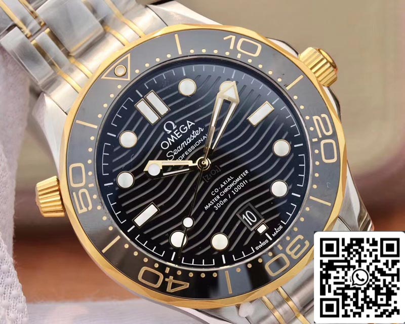 Omega Seamaster 210.20.42.20.01.002 1:1 Best Edition VS Factory Black Dial US Replica Watch