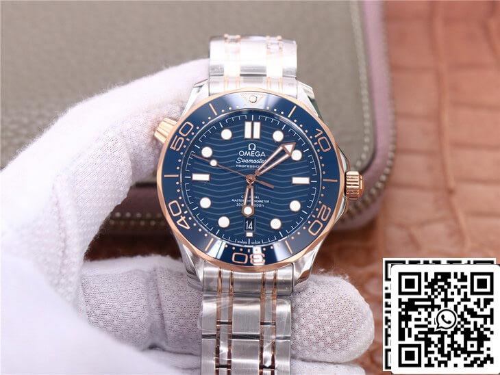 Omega Seamaster 210.20.42.20.03.002 1:1 Best Edition VS Factory Blue Dial US Replica Watch