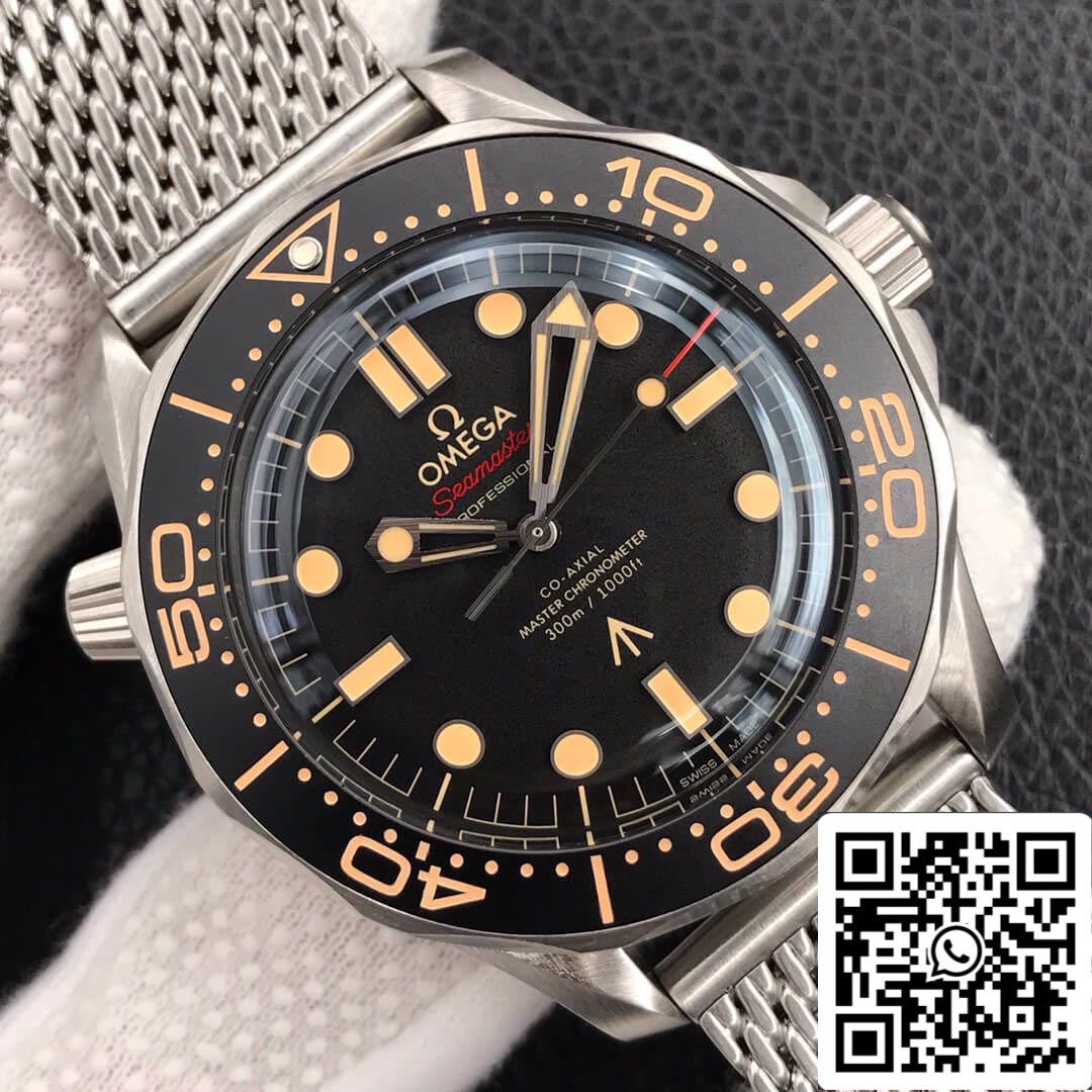 Omega Seamaster 210.90.42.20.01.001 James Bond 007 1:1 Best Edition VS Factory Titanium Metal US Replica Watch