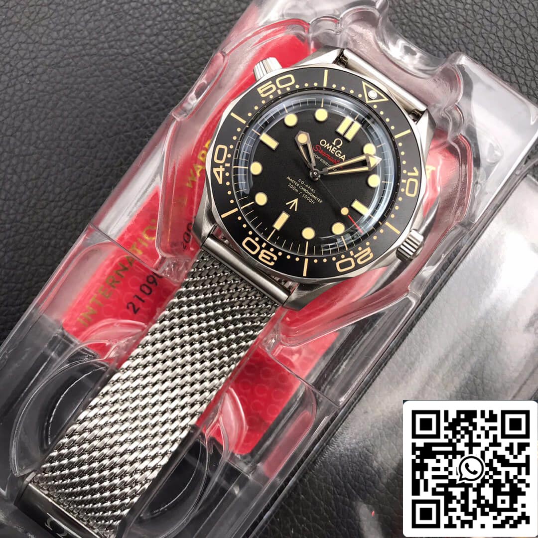 Omega Seamaster 210.90.42.20.01.001 James Bond 007 1:1 Best Edition VS Factory Titanium Metal US Replica Watch